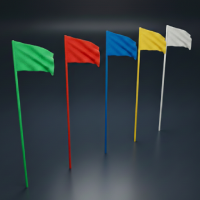 Lot de 5 drapeaux Pony Games Ponymasters